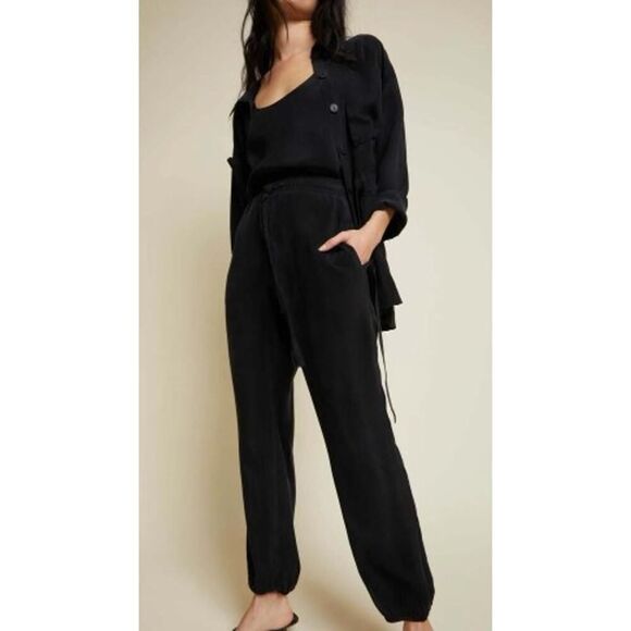Nation LTD Black Del Rey Joggers Sz. L/XL - Picture 1 of 7